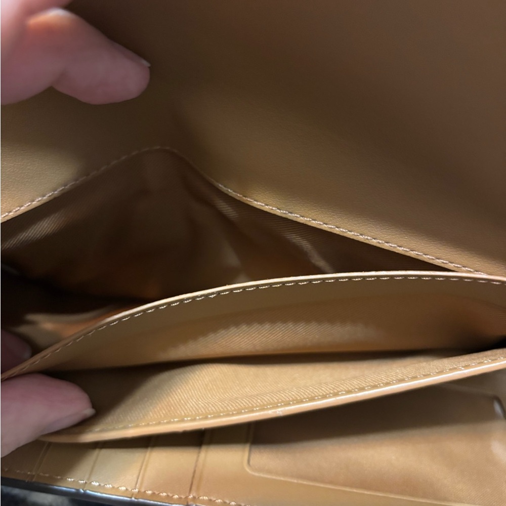 Coach Beige Teri Hobo Leather Shoulder Bag and Wallet Set - Picture 5 of 9